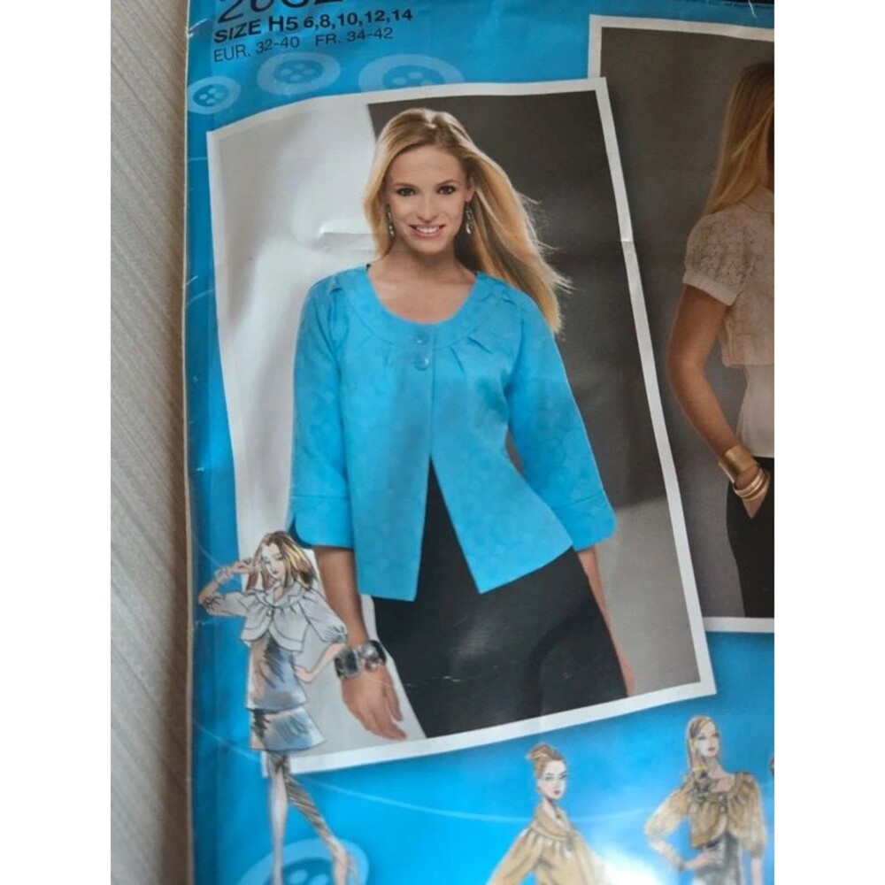 Simplicity Jacket Pattern 2652 Project Runway Sizes 6-14 - Picture 3 of 5